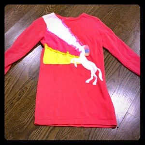 Billieblush unicorn sweater dress, size 6